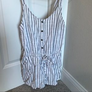 Old Navy stripe Romper xs